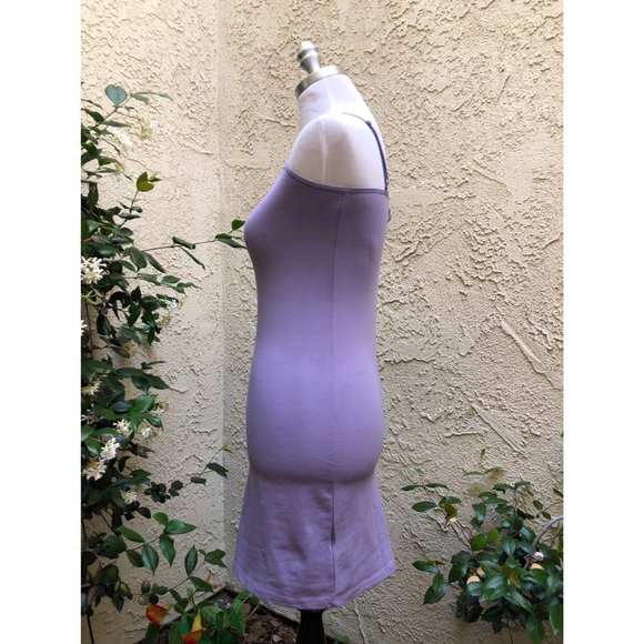 Lavender Purple Cami Bodycon Mini Dress - Picture 3 of 8